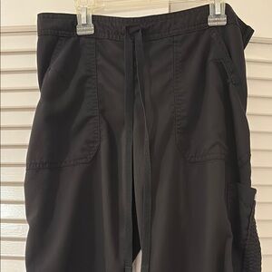 Women's Black Greys Anatomy Cargo Scrub Pants